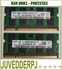 KIT MEMORIA RAM 4GB SAMSUNG 2x2GB) DDR2 PC2-6400S 800Mhz SODIMM PORTATILI LAPTOP