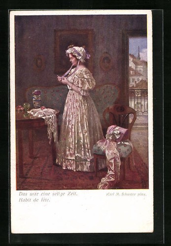 Cartolina artistica karl maria - cartolina,