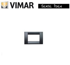 PLACCA 3P GRIGIO GRAFITE VIMAR