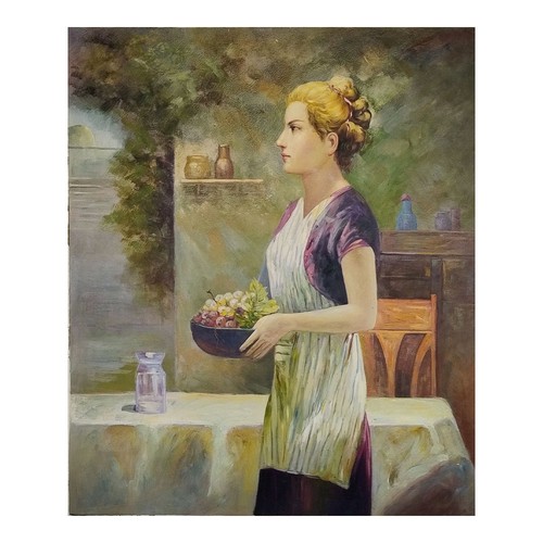 Quadro dipinto mano olio su - quadro, a