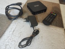 TV BOX M8S ANDROID PLAYER CON CAVO HDMI,ALIMENTATORE E TELECOMANDO