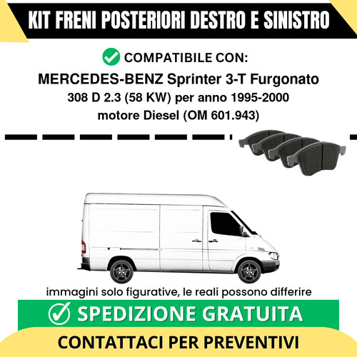 Pastiglie freno posteriori - pastiglie,