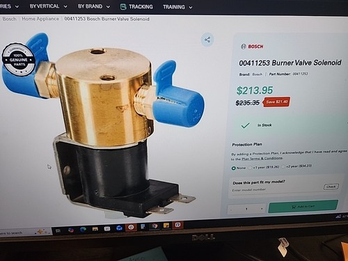 Gruppo valvole gas bosch - valvole,