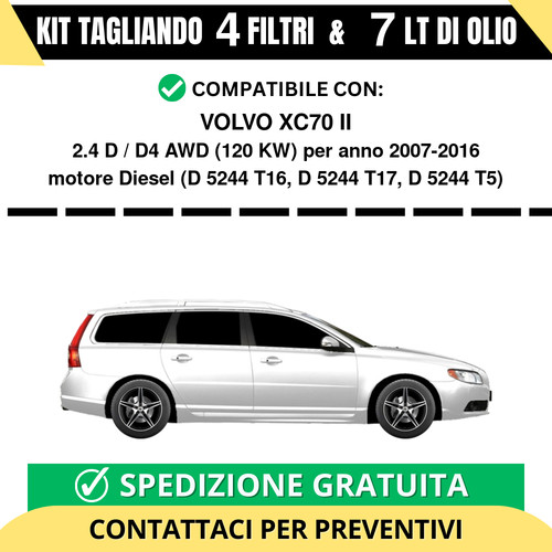 Tagliando per volvo xc70 - tagliando,