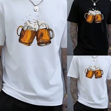 T-shirt uomo birra stampa