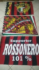 SUPER LOTTO BELLISSIMO DI 3 BANDIERE DEL MILAN CALCIO VINTAGE 