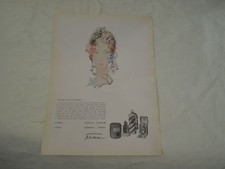 PUBBLICITA' VINTAGE DEGLI ANNI '50-PROFUMO"TABACCO D'HARAR"DIFFICILE  REPERIRE