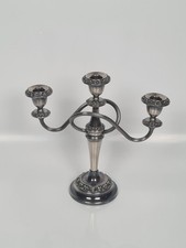 Candelabro a tre rami placcato