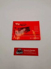 Libretto Uso e Manutenzione