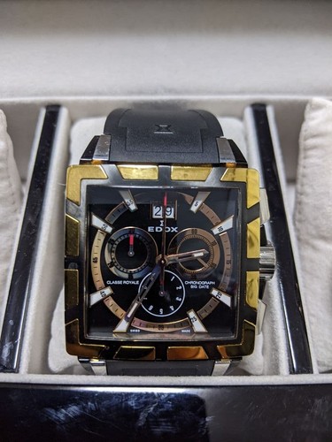 Raro cronografo edox cross - cronografo,