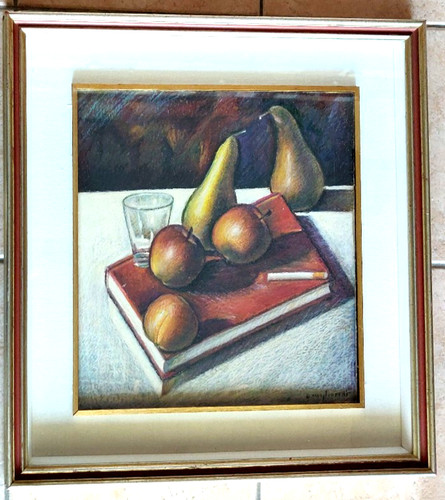 Opera unica dipinto pastello