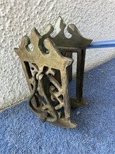 Antico Battiporta in Ottone Art Decò Speak Easy Peep Foro 