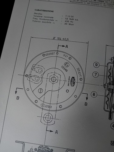Scheda omologazione clacson - omologazione,