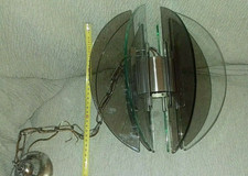 BELLISSIMO LAMPADARIO VINTAGE DESIGN ATRIBB FONTANARTE ANNI70 LUSTRE CHANDELIER