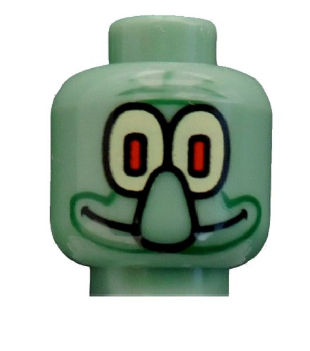 Lego testa sabbia verde - sabbia,