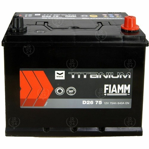 Batteria fiamm black - black, titanium