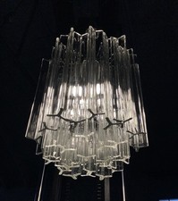 Lampadario murano trilobi