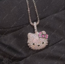 Ciondolo donna moissanite