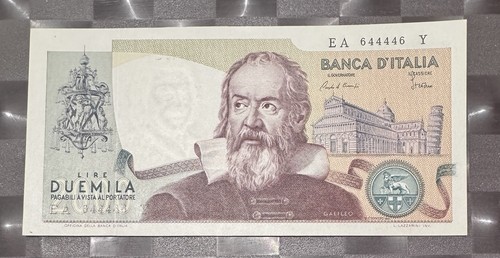 2000 lire galileo numero - 2000,