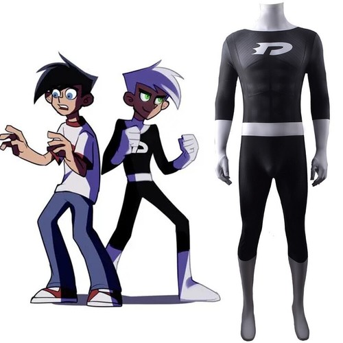 Costume cosplay fantasma danny - cosplay,