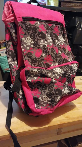 Zaino con rotelle rosa - zaino,