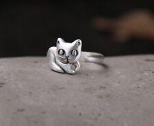Anello Gatto Gattino Argento