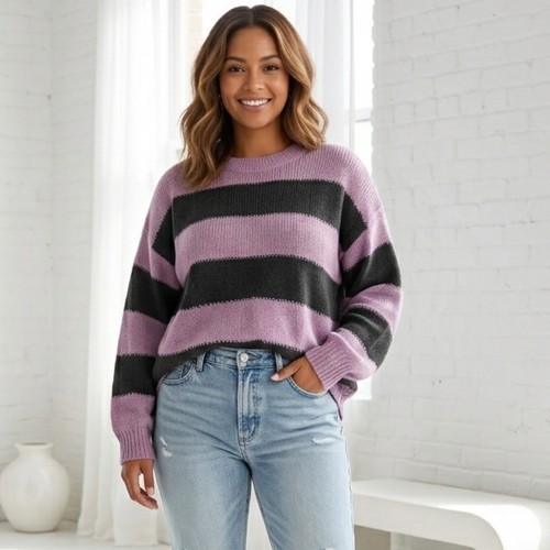 Maglione donna medio viola - medio,