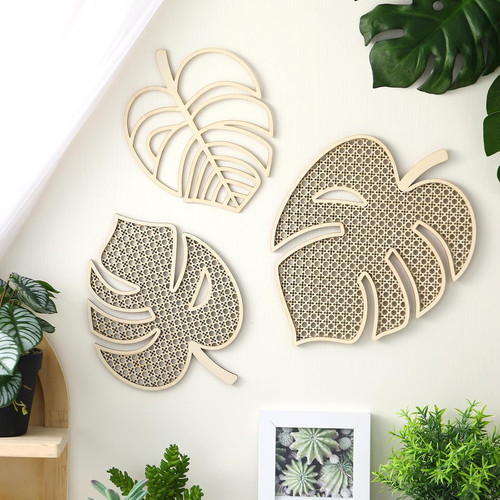 Pezzi legno rattan palma - 3,