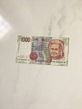Banconota Mille 1000 Lire