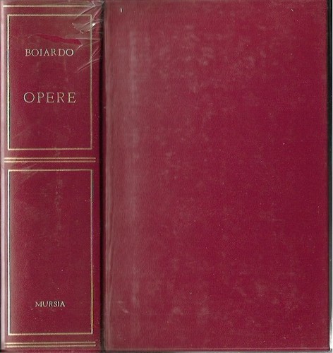 Boiardo opere - -,