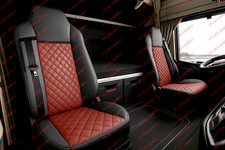 2x Coprisedile Rosso Camion