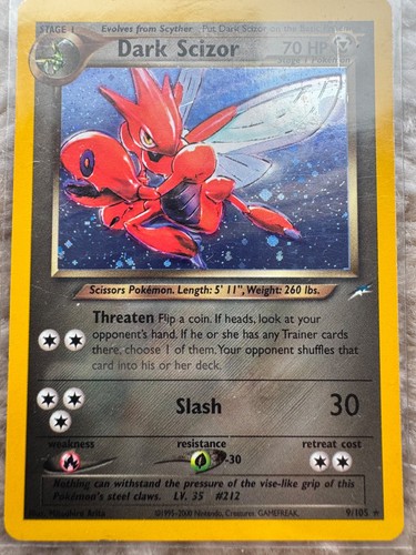 Pokémon tcg neo destiny - destiny, dark