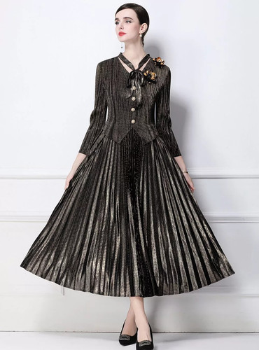 Abito donna nero lungo - donna,