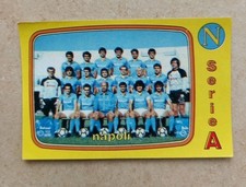 Figurine Calciatori Panini 1985/86. Napoli. Sqaudra Con Maradona
