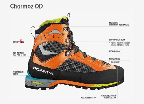 Scarpe uomo scarpa charmoz - scarpa,