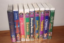 9 SEALED Walt Disney VHS Tapes