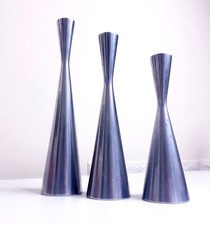 IKEA kit 3 pezzi Candelieri Acciaio Gota design Erika Pekkari Portacandele