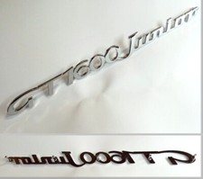 ALFA ROMEO GT 1600 JUNIOR - SCRITTA LOGO BADGE POSTERIORE