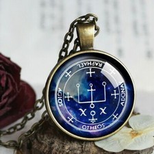 Sigillo dell'Arcangelo Collana Raffaello Talismano Magico Salomone Ciondolo...