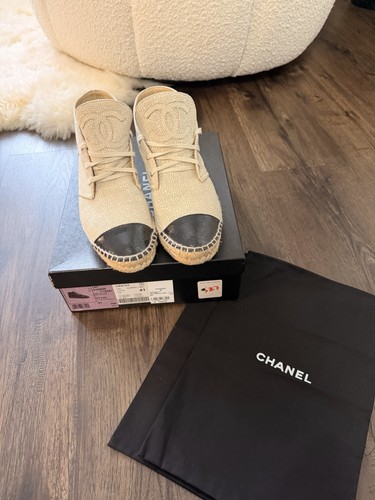 Chanel espadrillas alta - chanel,
