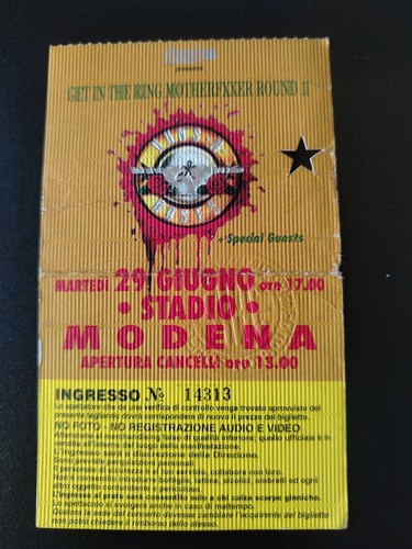 Guns roses ticket concert - ticket,