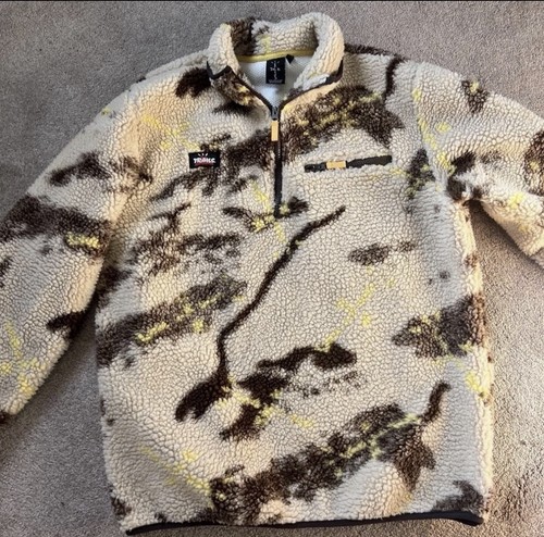 Maglione sherpa mezza zip