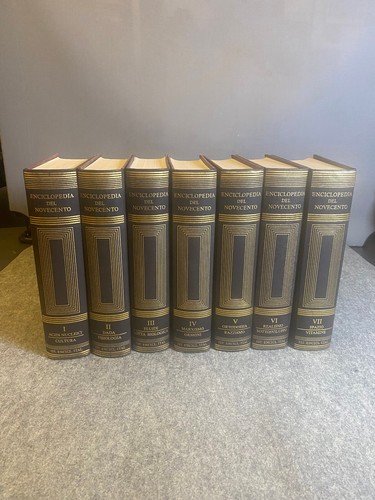 Enciclopedia del novecento - enciclopedia,