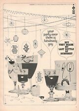 DUBONNET vino liquoroso 1964 Pubblicita' aperitif but they drank my last bottle 