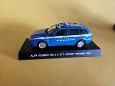 Alfa Romeo 156 2.4 JTD Sport Wagon 2001 Polizia Di Stato Scala 1:43 De Agostini 
