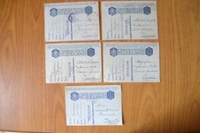 LOTTO 5 CARTOLINE POSTALI PER