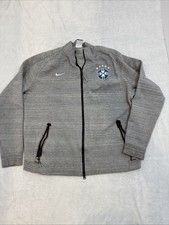 Nike Brasil N98 Tech Fleece Track Jacket Grigio Taglia XL WC World Cup CFB