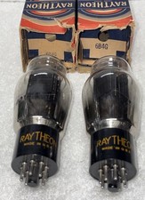 Coppia tubi aspirazione Raytheon 6B4G abbinati doppia piastra piatta Amplitrex testati forti