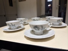 vintage 6 tasses porcelaine