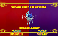 Pokemon Ecarlate / Pokemon Violet : Suicune ✨ shiny ✨ 6 IV 31 lvl 100